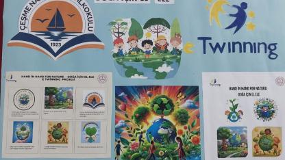 Çeşmeli öğrenciler, doğa dostu 'eTwinning' projesinde buluştu