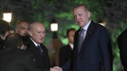 Cumhurbaşkanı Erdoğan, Bahçeli ile bir araya geldi