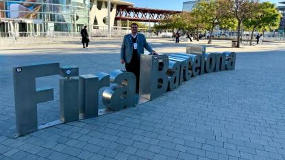 Demir'den Barcelona'daki fuarda 'Smart Torbalı' mesaisi