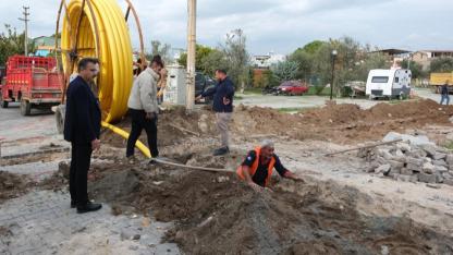 Dikili’de Doğal Gaz 4. Etap Çalışmaları Başladı