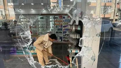 Eczaneye pompalı tüfekli saldırı