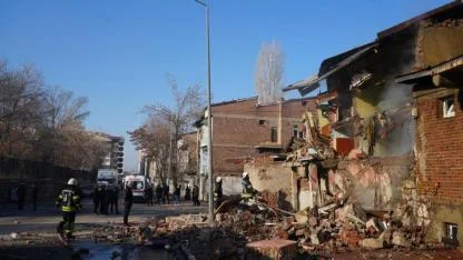 Erzurum’da doğalgaz patlaması