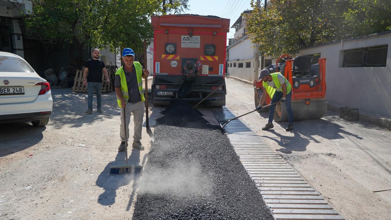 Gaziemir’de asfalt seferberliği