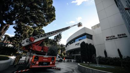 İtfaiye'den Swissotel’de nefes kesen tatbikat