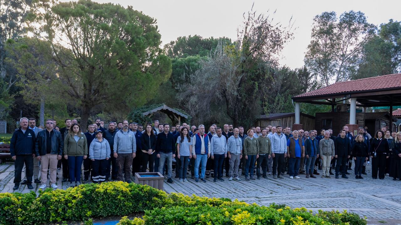 İzmir Doğal Yaşam Parkı’nda duygusal 10 Kasım anması