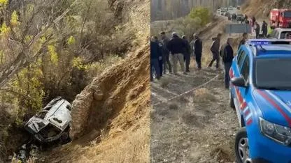 Konya'da öğrenci servisi, uçuruma yuvarlandı