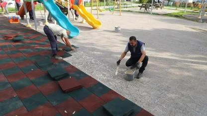 Menderes’te Kauçuk Yenileme Operasyonu