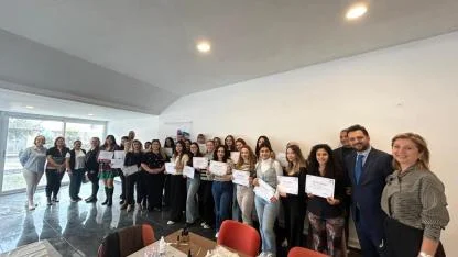 Meslek Fabrikası’nda sertifika sevinci