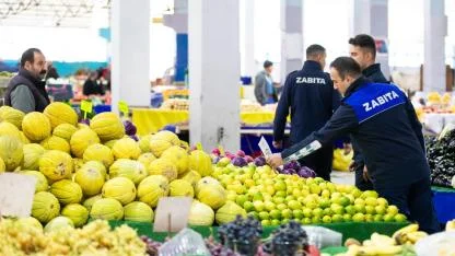 Narlıdere Belediyesi'nden pazar yerinde kapsamlı denetim