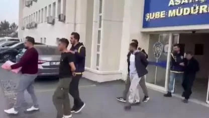 Oto sanayi esnafını tehdit eden 5 şüpheliye gözaltı