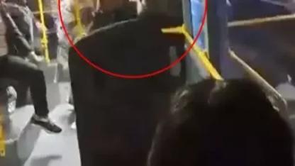 Otobüste, kadınların ‘yer kavgası’