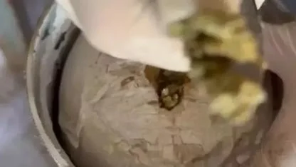 Otobüste yangın söndürme tüpüne 8 kilo skunk gizlenmiş