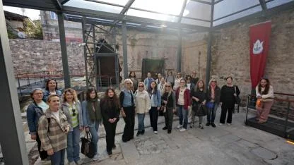 Sanat ve tarihi buluşturan Kıllıoğlu Hamamı’na yoğun ilgi