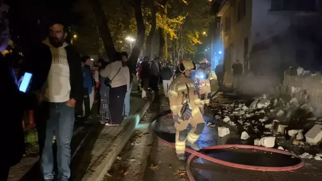 Tek katlı evdeki yangın 1 saatte söndürüldü