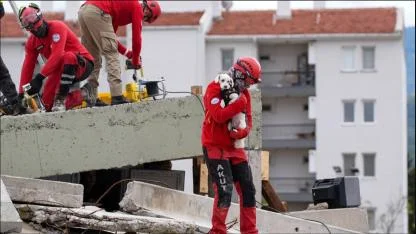 Torbalı'da Hayvan Arama Kurtarma Eğitimi