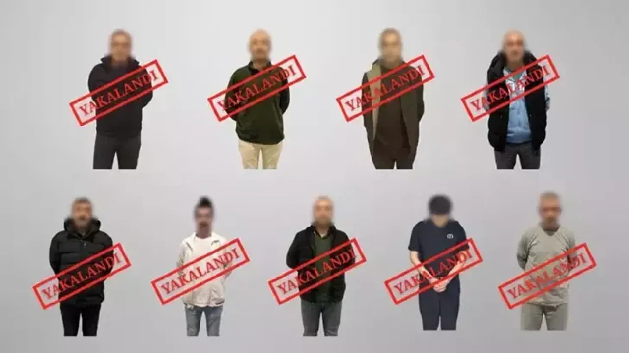 Ulusal seviyede aranan 9 suçlu Türkiye&#039;ye getirildi