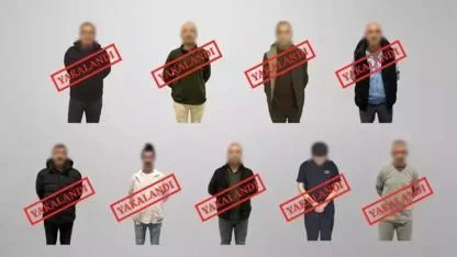 Ulusal seviyede aranan 9 suçlu Türkiye'ye getirildi