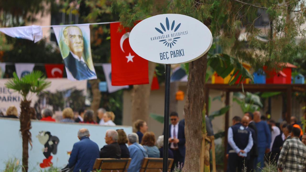 Yenilenen Beç Parkı Karabağlar’a yakıştı
