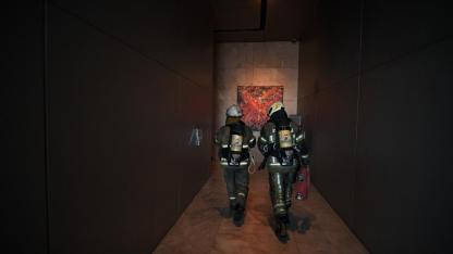 47 katlı binada nefes kesen tatbikat