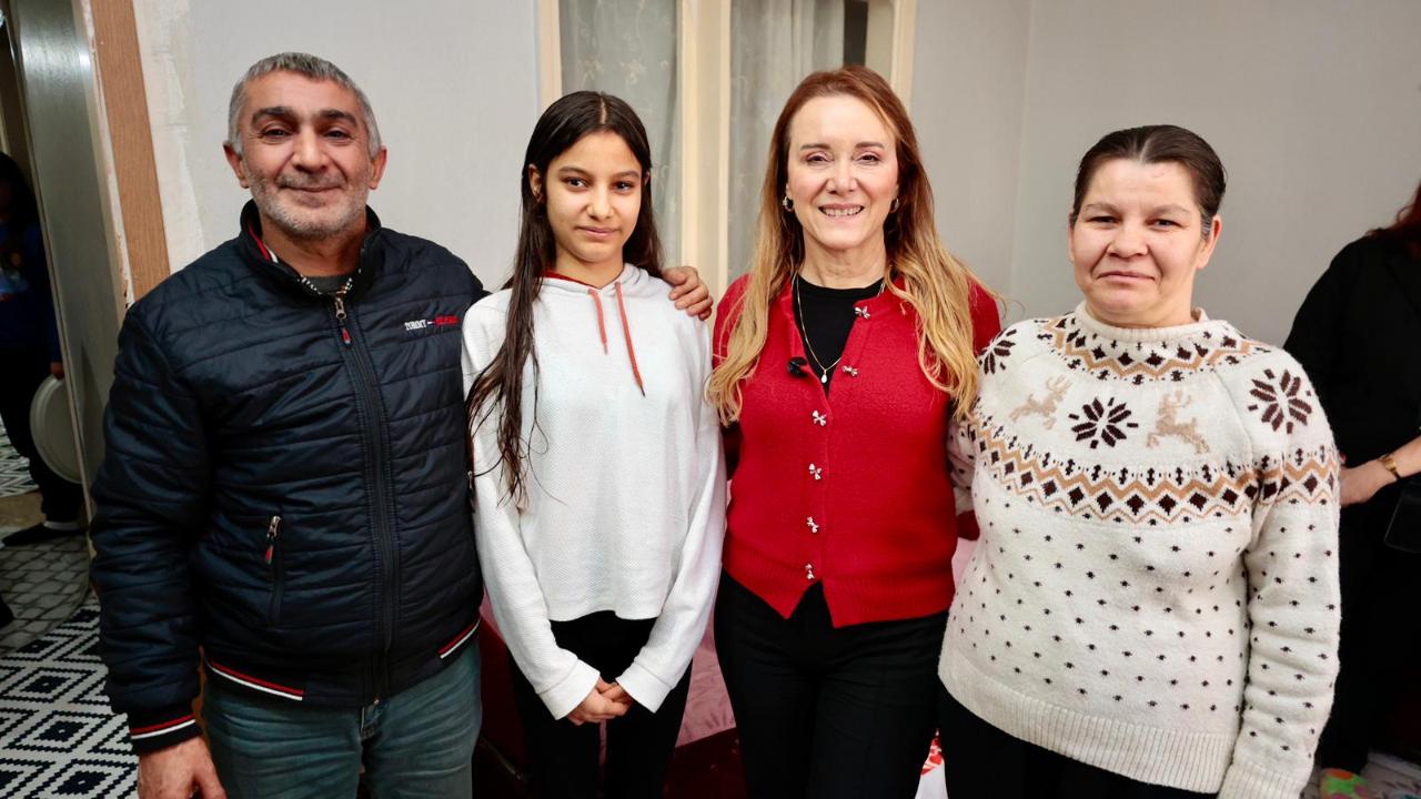 Başkan Mutlu yeni yıl öncesi komşularıyla buluştu