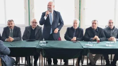 Başkan Pehlivan önce müjdeyi verdi, sonra direksiyona geçti