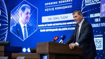 Başkan Tugay MEDSPARC Uluslararası İş Zirvesi’ni açtı