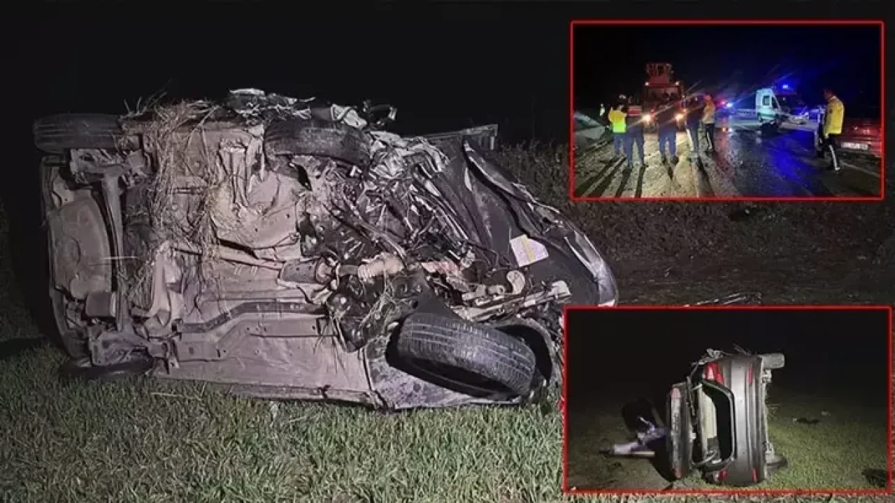 Çanakkale'de 2 otomobil çarpıştı