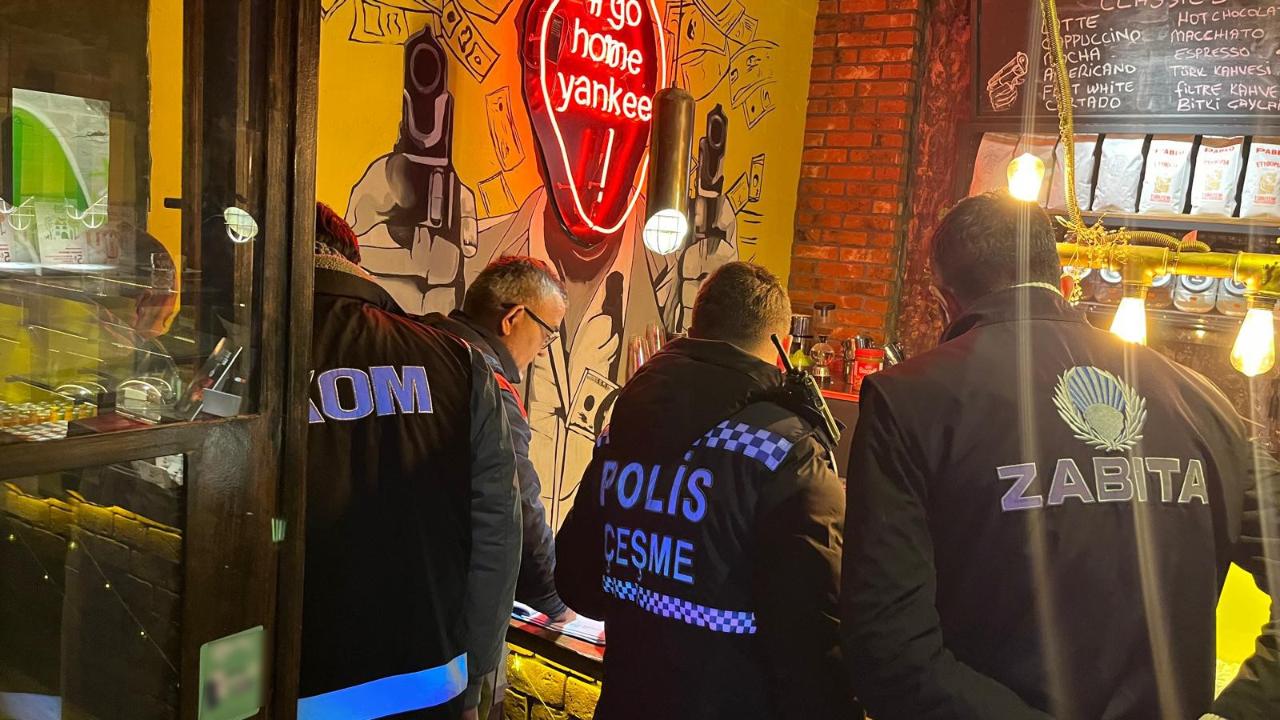 Çeşme’de yılbaşı öncesi ‘huzur’ denetimi