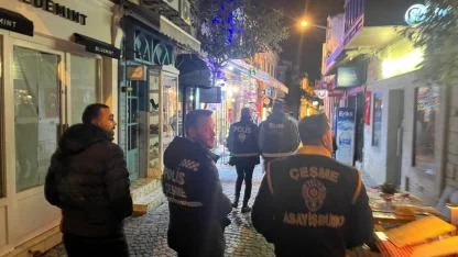 Çeşme’de yılbaşı önlemleri üst seviyeye çıkarıldı