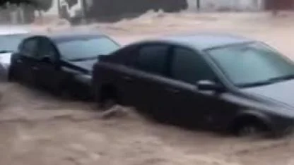 Fas’ta sel ve fırtına