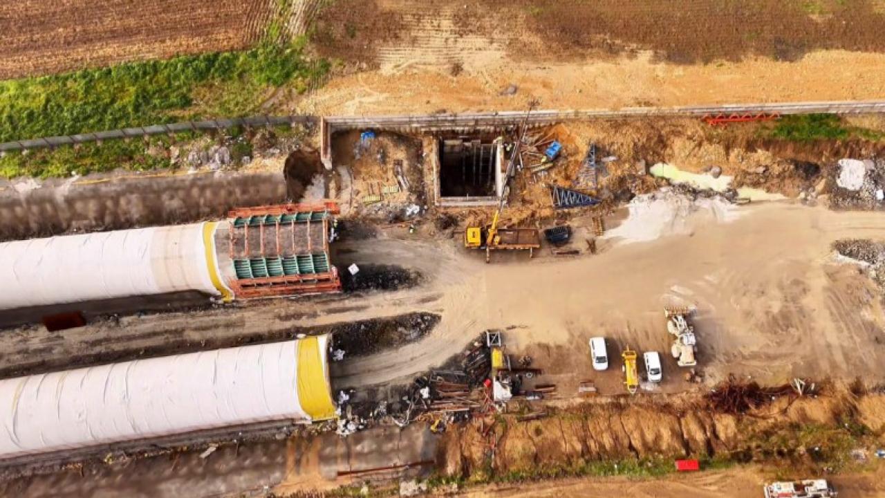 İstanbul-Kapıkule Hızlı Tren hattında dev tünel inşaatı devam ediyor