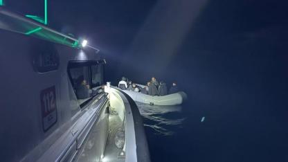 İzmir açıklarında göçmen hareketliliği