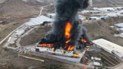 Kırıkkale OSB'de kimya fabrikasında korkutan yangın