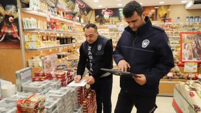 Menderes Zabıtasından Yılbaşı Denetimi