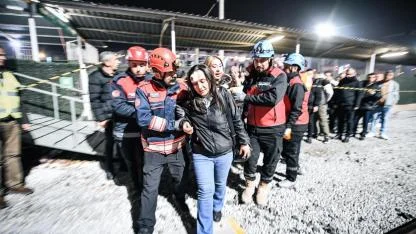 Menemen İZBAN İstasyonu’nda deprem ve kaza tatbikatı