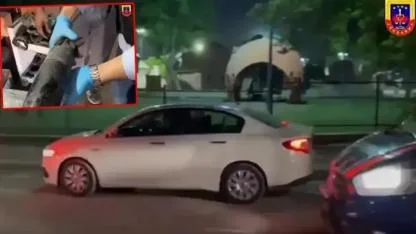 Otomobilin şaftında 17 kilo metamfetamin ele geçirildi