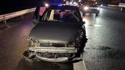 Otoyolda zincirleme kaza