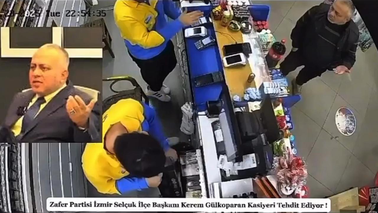 Siyasi parti ilçe başkanından kasiyere tehdit