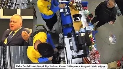 Siyasi parti ilçe başkanından kasiyere tehdit