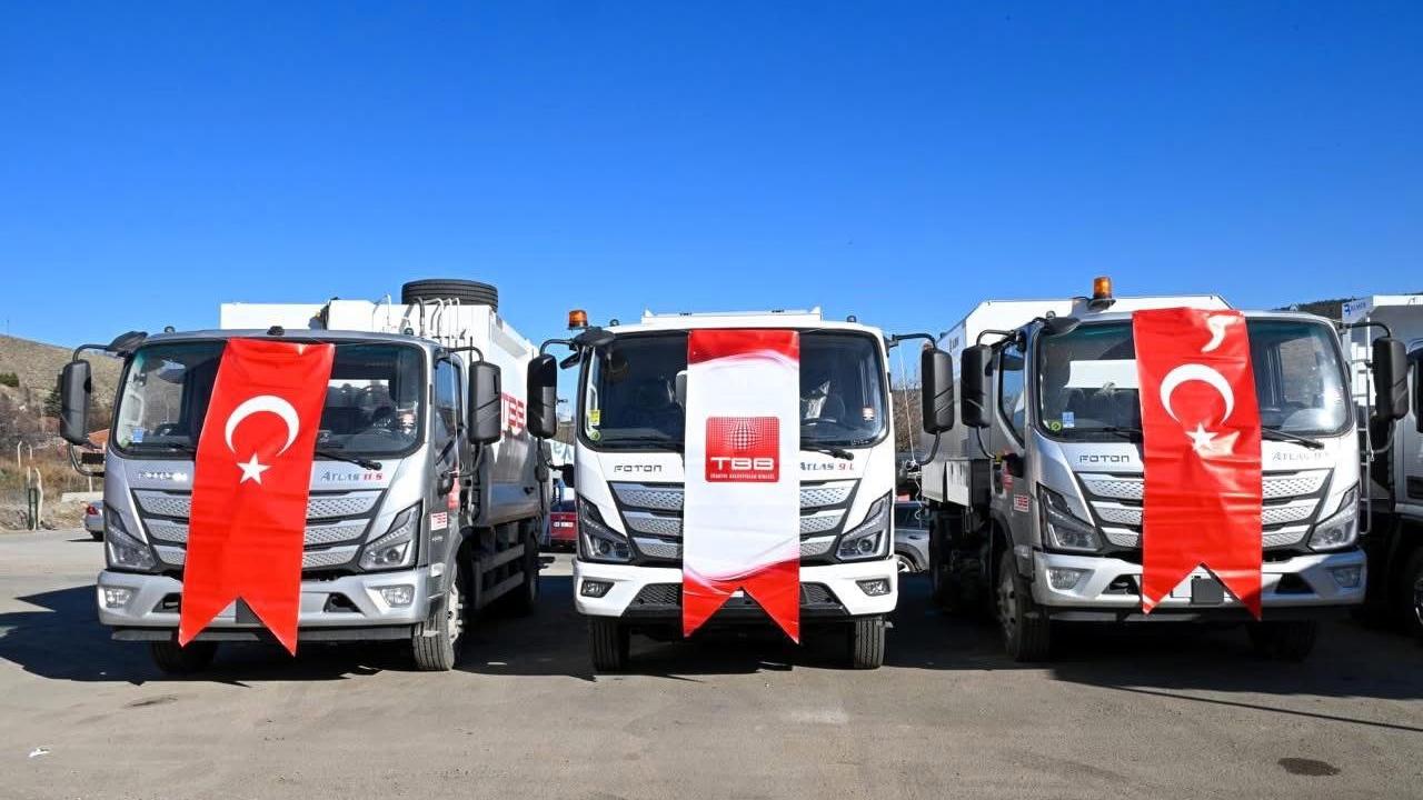 TBB’den Seferihisar Belediyesi’ne çöp kamyonu desteği