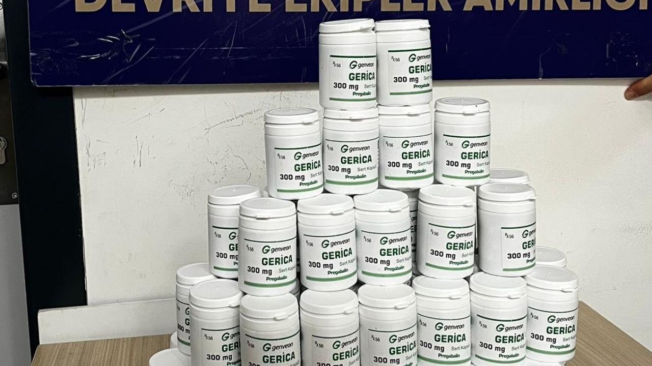 3 bin 685 adet sentetik uyuşturucu hap ele geçirildi