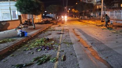 Bergama'da pazar yeri çilesi