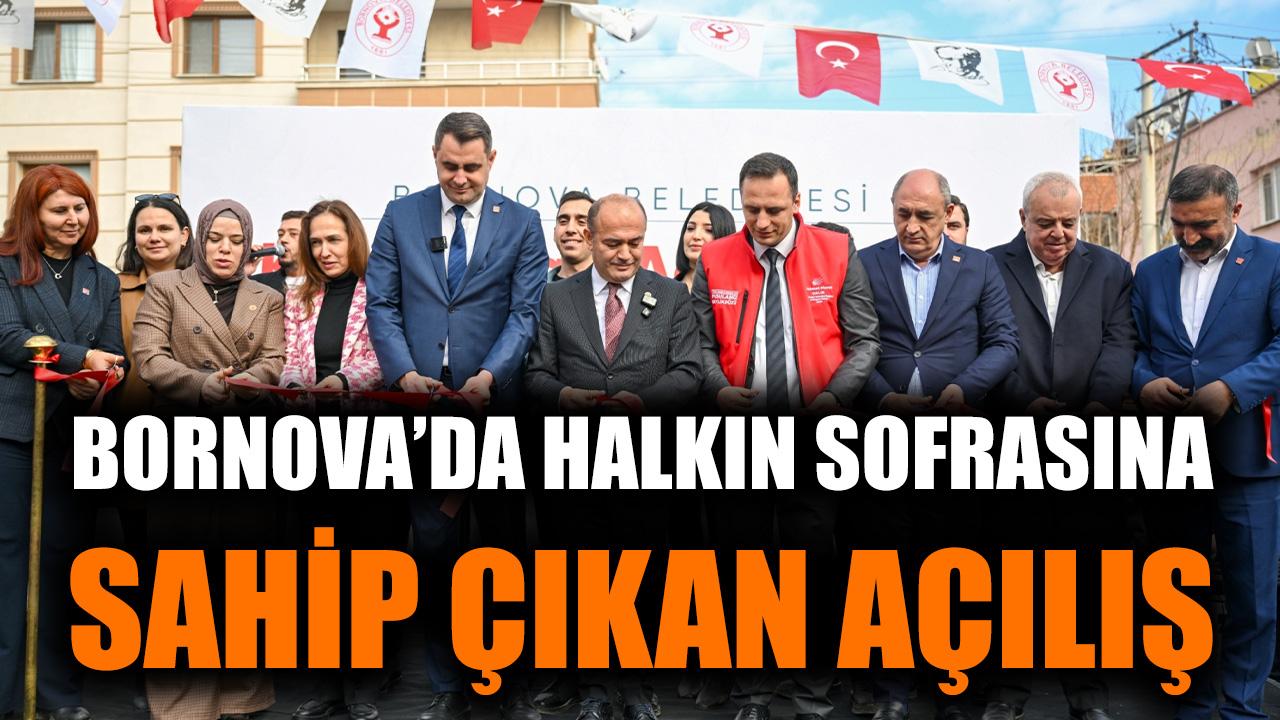Bornova’da halkın sofrasına sahip çıkan açılış