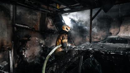 Buca’da depo yangını kısa sürede söndürüldü