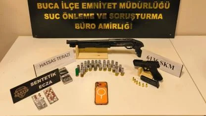 Buca’da silah operasyonu