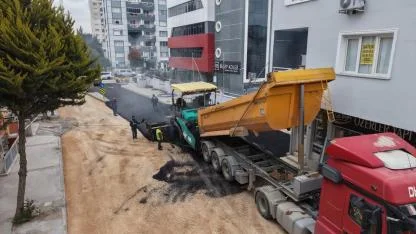 Çamlıkule’de bozulan yol onarıldı