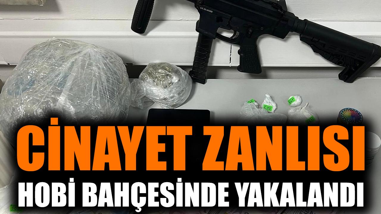 Cinayet zanlısı, hobi bahçesinde yakalandı