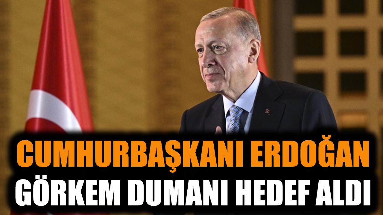 Cumhurbaşkanı Erdoğan, Görkem Duman'ı hedef aldı