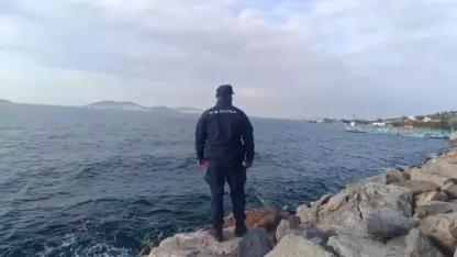 Denize düşen kişiyi arama çalışmaları 8’inci gününde