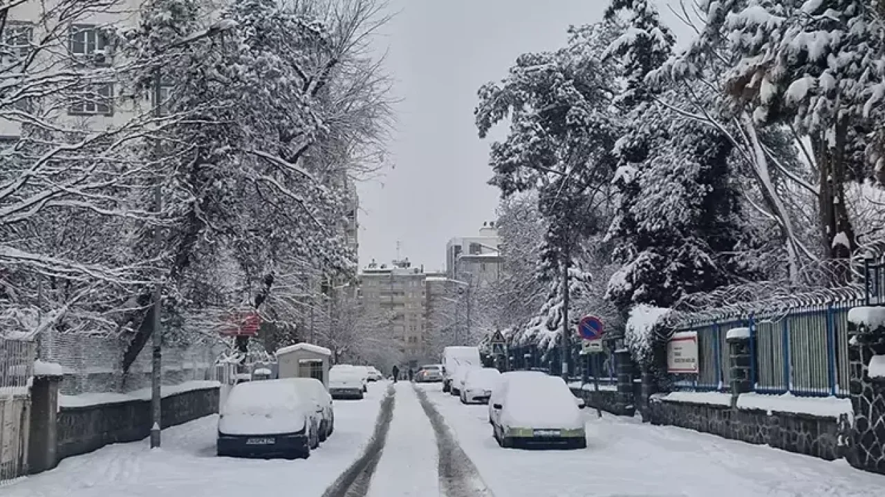 Diyarbakır'da kar yağışı